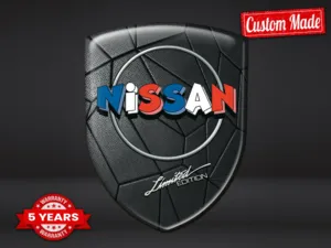 Nissan Pegatinas 3D Gel Personalizadas Diseño Deportivo 